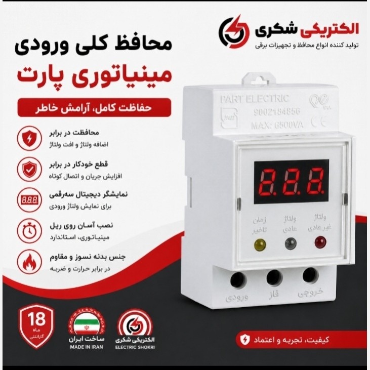 محافظ کلی ورودی پارت