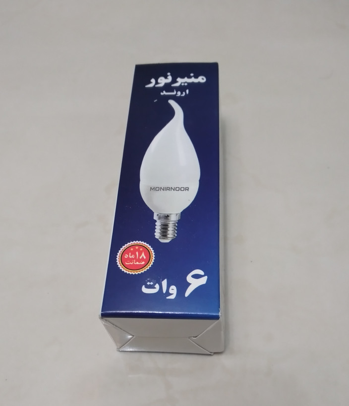 لامپ اشکی ۶ وات منیر نور